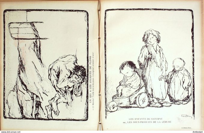 L'Assiette au beurre 1905 # 210 Le banc de cerise Naudin