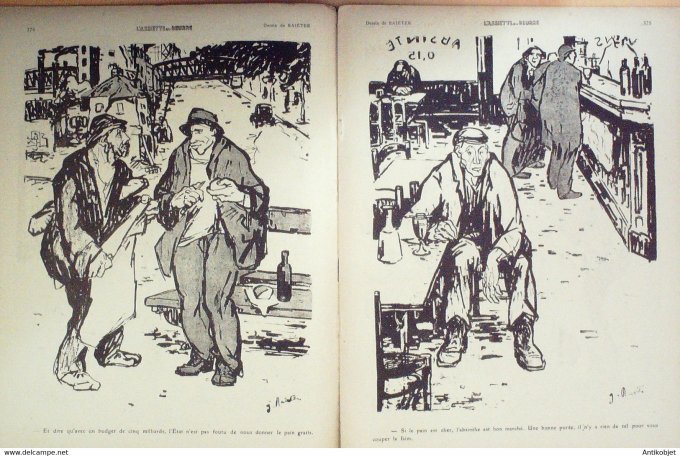 L'Assiette au beurre 1910 # 492 Le pain cher Raîeter Camara Delannoy