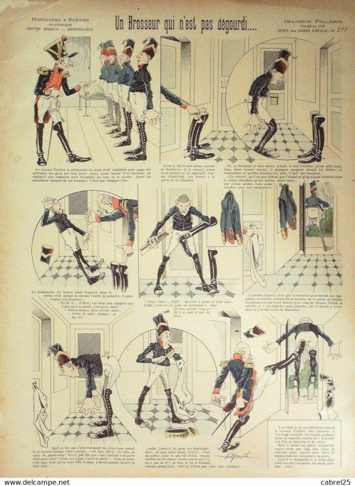 Un Brosseur Qui N'est Pas Degourdi   (Pellerin d'epinal) Angéli