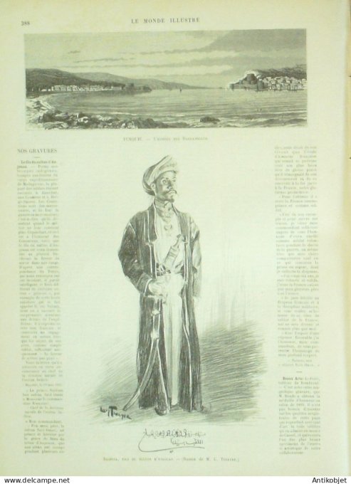 Le Monde illustré 1895 n°2020 Algérie Tebessa Turquie Saidina Havre (76)