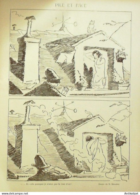 Le Rire 1924-11- 8 # 301 Journal humoristique Ed.Originale Prevoyance