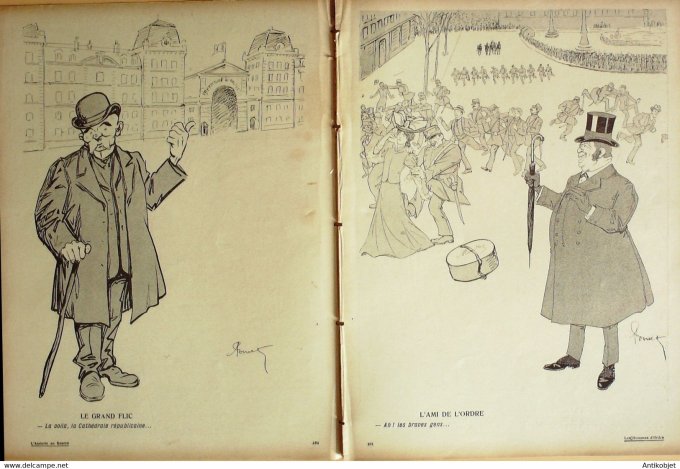 L'Assiette au beurre 1907 # 337 Les hommes d'ordre Poncet Paul