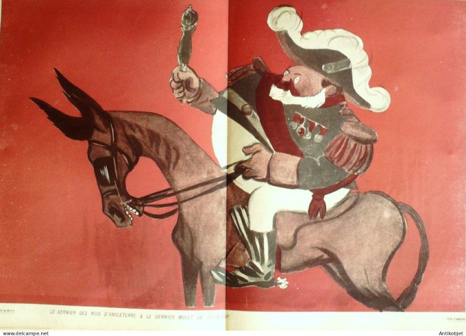 L'Assiette au beurre 1903 # 109 Vive l'Angleterre Camara Barrere