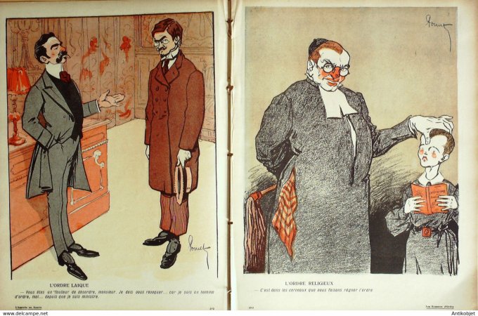 L'Assiette au beurre 1907 # 337 Les hommes d'ordre Poncet Paul