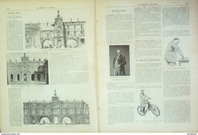 Le Monde illustré 1895 n°2020 Algérie Tebessa Turquie Saidina Havre (76)