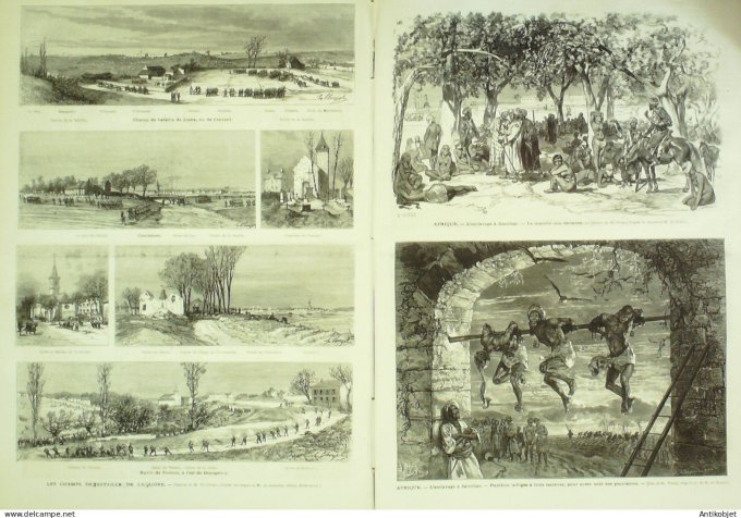 Le Monde illustré 1872 n°816 Nantes (44) Tanzanie Zanzibar esclavage Norvège Lifjeld