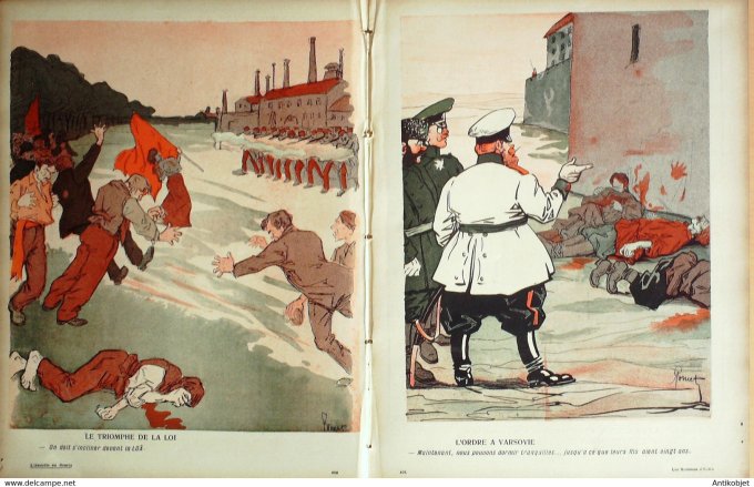 L'Assiette au beurre 1907 # 337 Les hommes d'ordre Poncet Paul