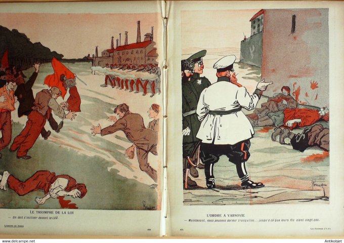 L'Assiette au beurre 1907 # 337 Les hommes d'ordre Poncet Paul