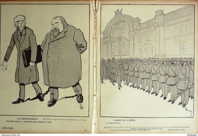 L'Assiette au beurre 1907 # 337 Les hommes d'ordre Poncet Paul