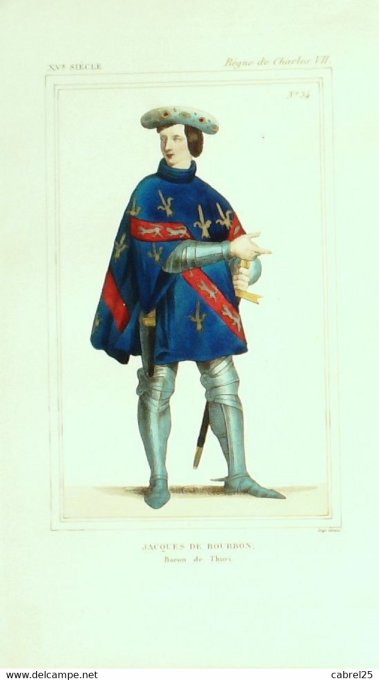 De Bourbon Jacques Baron De Thuri 15ème 1852