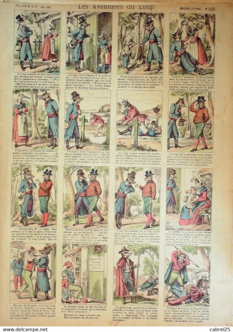 Les Aventures Du Loup (Pellerin d'epinal)