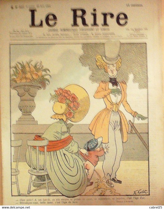 Le Rire 1901 n°347 Avelot Sancha Grandjouan Guydo Hémard Roubille