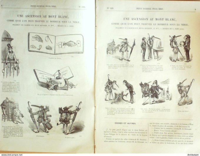 Petit journal pour Rire 1859 # 229 Nuits d'ete Grevin