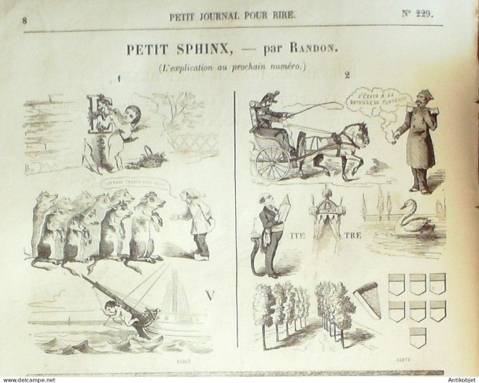 Petit journal pour Rire 1859 # 229 Nuits d'ete Grevin