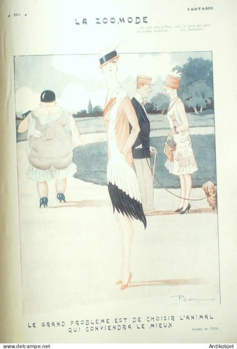 Fantasio 465 1926 Droit Mendousse Pem Bloch Genty