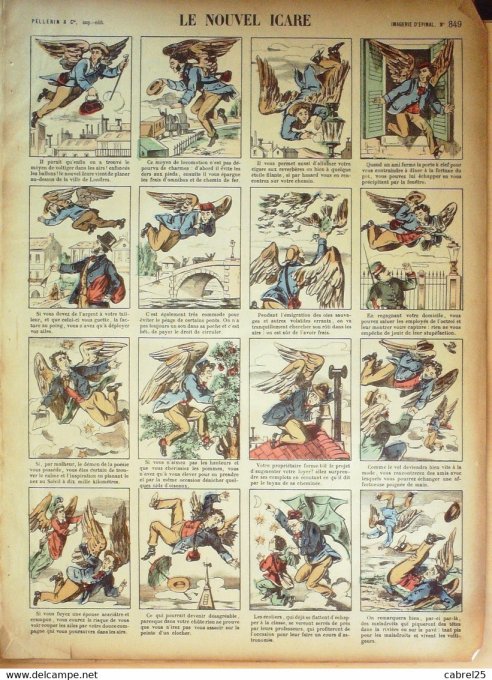 Le Nouvel Icare  (Pellerin d'epinal)