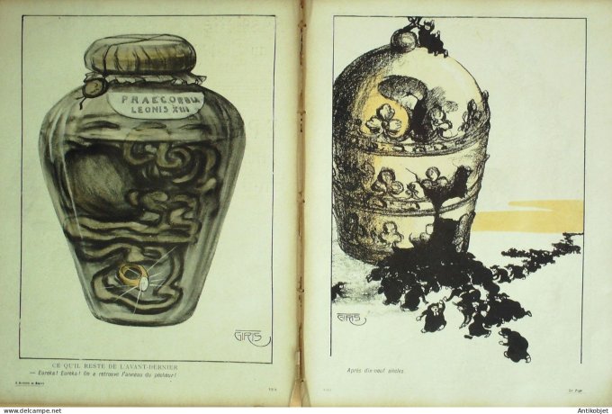 L'Assiette au beurre 1903 # 138 Le Pape Giris Cesar