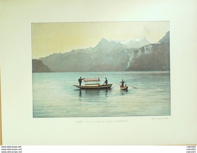 Suisse L'URIIETHSTOCK lac des 4 cantons