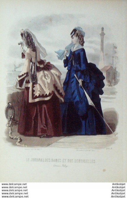 Journal des Dames Demoiselles 1870 # 972