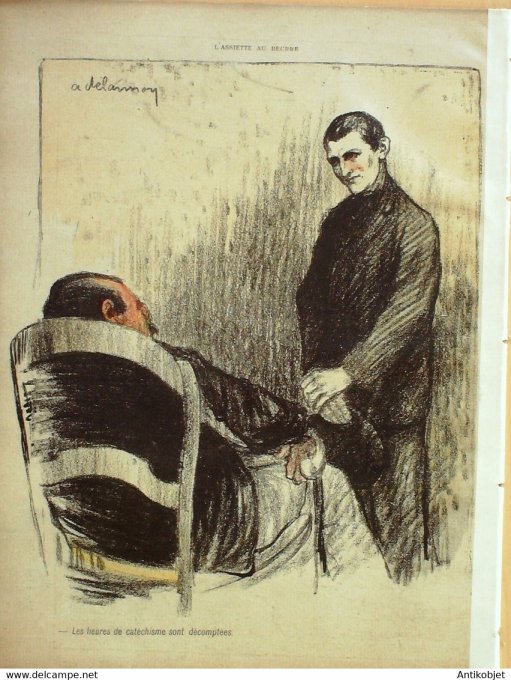 L'Assiette au beurre 1902 n° 66 Au pays noir Notre-Dame de l'usine Delannoy