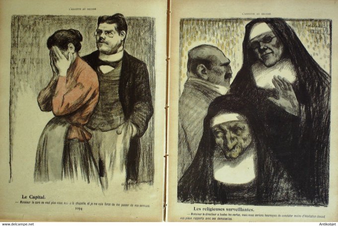 L'Assiette au beurre 1902 n° 66 Au pays noir Notre-Dame de l'usine Delannoy