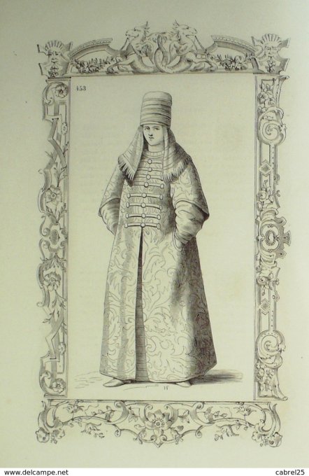 Turquie CARAMANIE femme en tenue moderne 1859