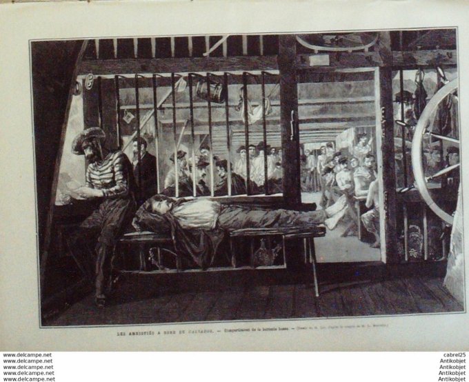 Le Monde illustré 1879 n°1178 Afrique Du Sud Zoulouland Roi Cettiwayo Durnfort Nouvelle Calédonnie P