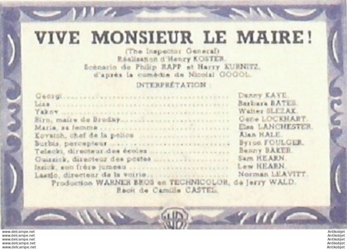 Mon Film 253 51-06-27 Vive Mr le maire Barbara Bates Danny Kaye