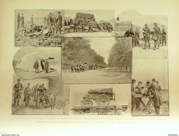 Le Monde illustré 1897 n°2117 Châteaudun (36) Dahomey Vrettou Porto Novo Arles (13)