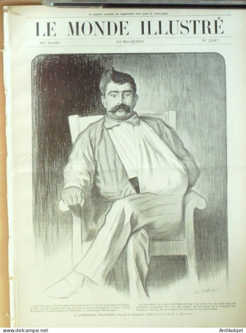 Le Monde illustré 1902 n°2347 Koweit Abdul Rhamen Ben Saoud, Mobarch Vénézuela Caracas Bayonne (64)