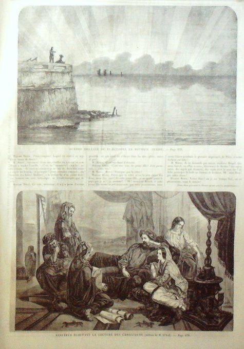 L'Univers illustré 1859 #  76 Suède Bothnie Major Koff Algérie Gibraltar