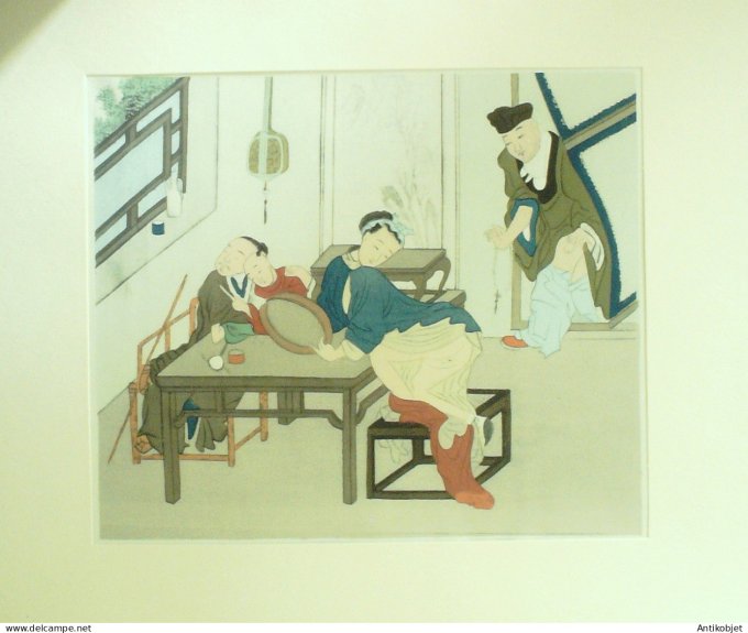 Estampe Chinoise scène érotique 23