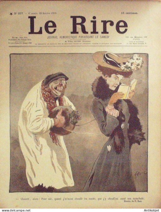 Le Rire 1902-01-25 # 377 Journal humoristique Ed.Originale Revanche des laitieres