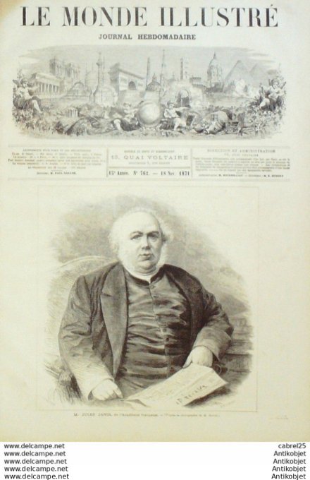 Le Monde illustré 1871 n°762 Strasbourg (67) Mets (57) Gravelotte Irlande Dublin Angleterre Londres 