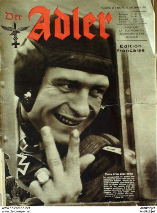 Revue Der Adler Ww2 1942 # 25