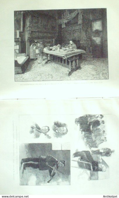 Le Monde illustré 1890 n°1723 Emile Zola Rabin Zadoc-Khan Paris La Villette bouchers