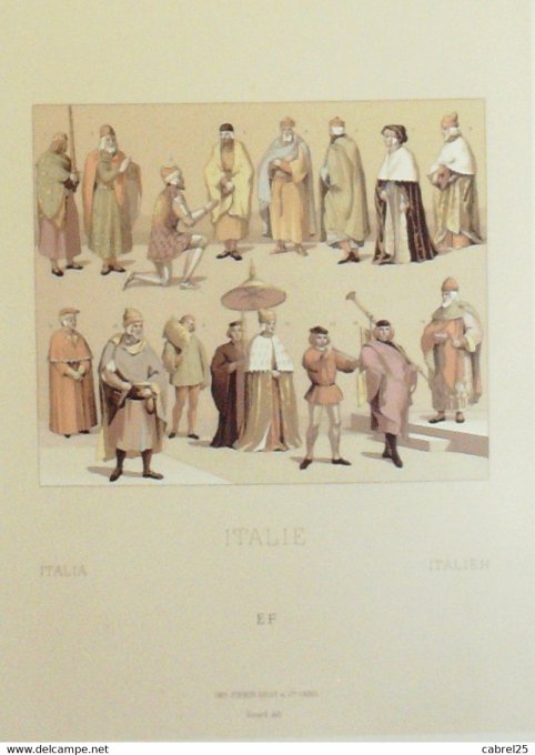 Portrait Doges de VENISE Habit DUCAL CORNO armure JUIF OFFICIERS