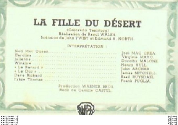 Mon Film 247 51-05-16 La File du de©sert Virginia Mayo Joel Mc Crea