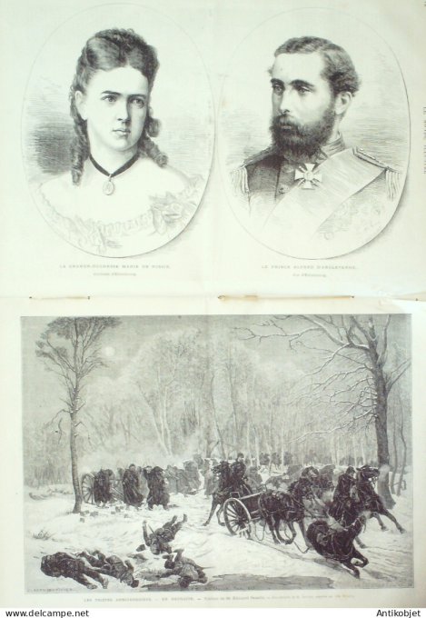 Le Monde illustré 1874 n°877 Russie St-Pétersbourg Algérie Mers-el-Kébir Allemagne Cologne