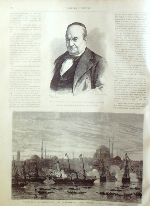 L'Univers illustré 1869 # 771 Italie Limone Tyrol Constantinople Bosphore Glands récolte