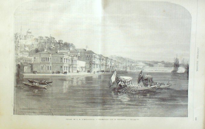 L'Univers illustré 1869 # 771 Italie Limone Tyrol Constantinople Bosphore Glands récolte