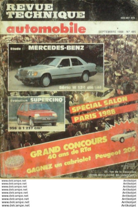 R.T Automobile Mercedes Benz 300D W 124 D Renault supercinq   # 495