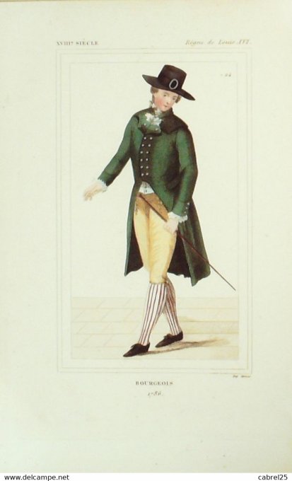 Portrait Bourgeois 1786 sous LOUIS XVI 1852