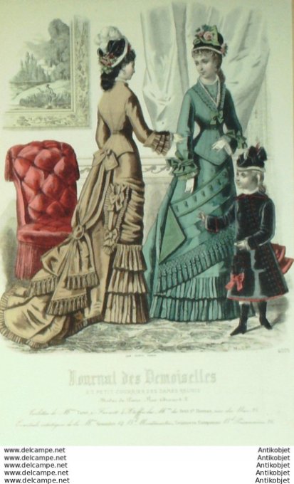 Journal de Demoiselles 1876 # 4075 (Maison Tarot)