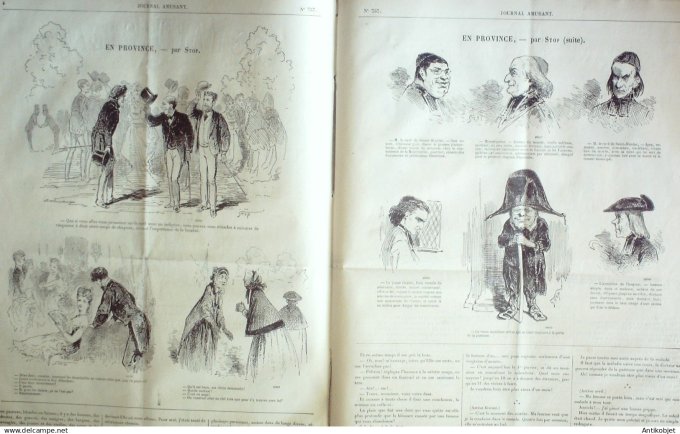 Le Journal Amusant 1870 #  757 Ces dames de Mabille par Denoue et Pelcoq,