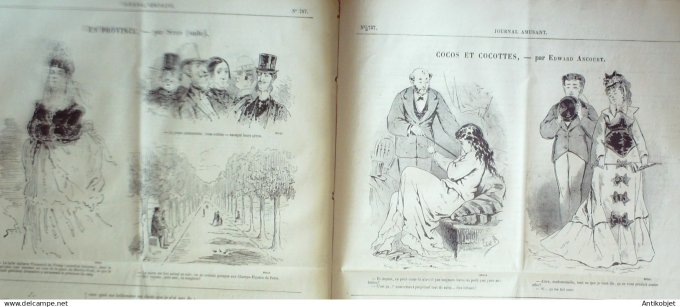 Le Journal Amusant 1870 #  757 Ces dames de Mabille par Denoue et Pelcoq,