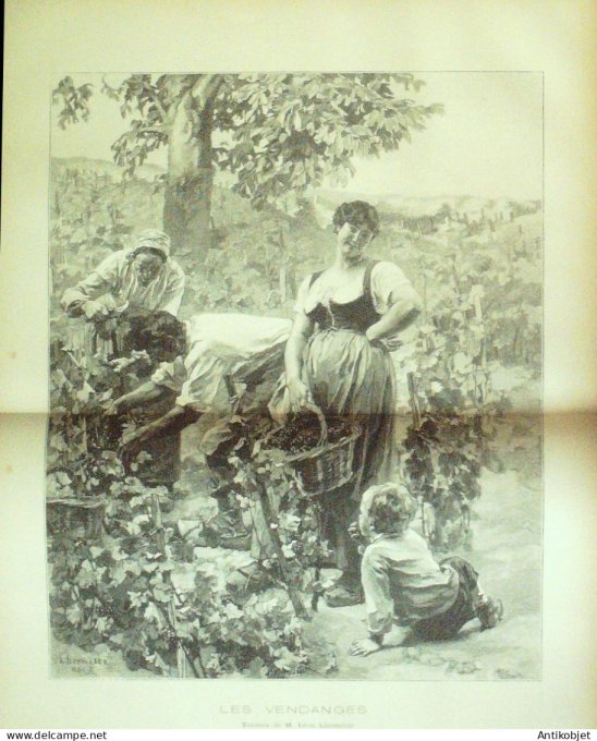 Le Monde illustré 1884 n°1439 Danemark Christianborg Vienne Hans Makart