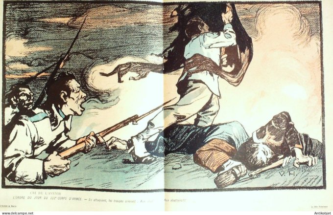 L'Assiette au beurre 1903 # 105 la bete victorieuse Hradecky Vaclav