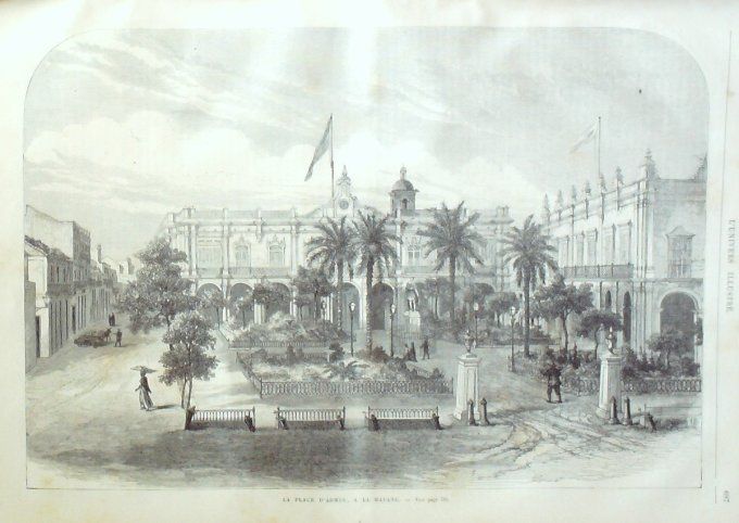 L'Univers illustré 1869 # 772 Espagne Valence Allemagne Mannheim Ludwigshafen Balgarie La Havane