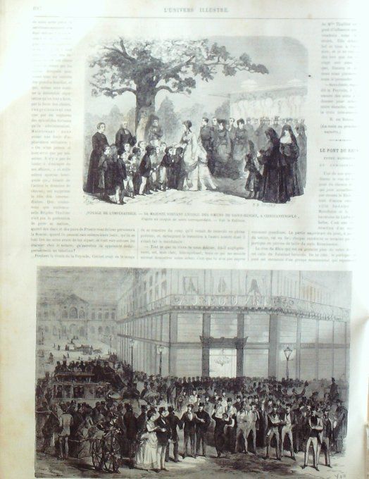 L'Univers illustré 1869 # 772 Espagne Valence Allemagne Mannheim Ludwigshafen Balgarie La Havane
